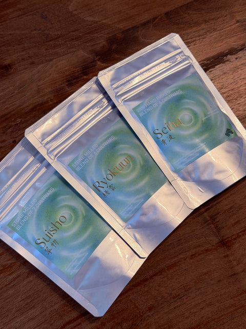 MATCHA LATTE SET OF 3 — Suisho, Ryokuun & Seiha